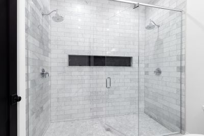 Natural Stone Finish Shower